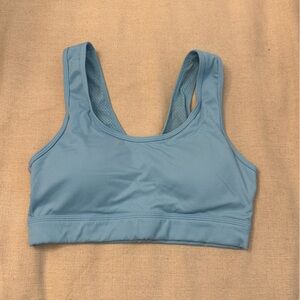 Alphalete Blue Sports Bra Smooth Racerback